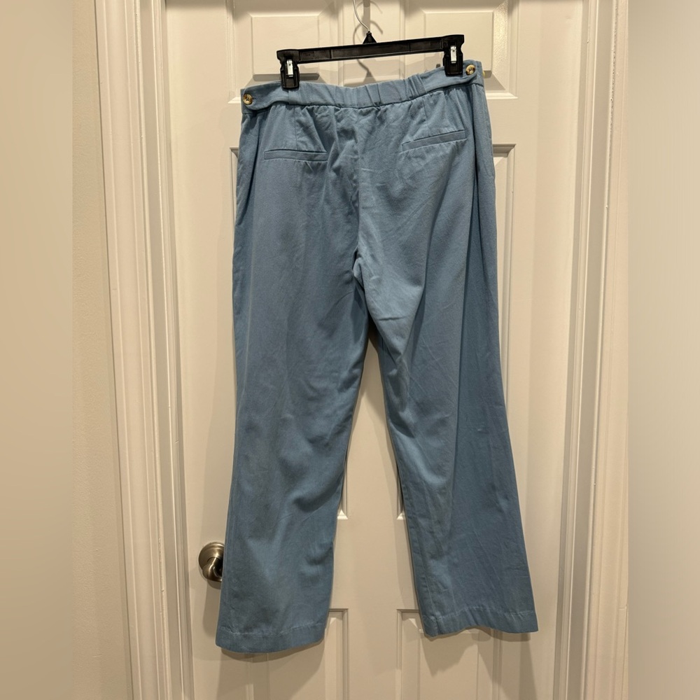 Frances Valentine Chloe Pant In Light Blue Size 8 Relaxed Trouser women’s - Picture 4 of 9